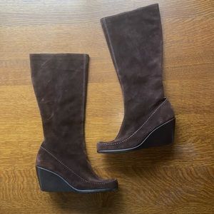 Aerosoles Gather Round brown leather boots 10W